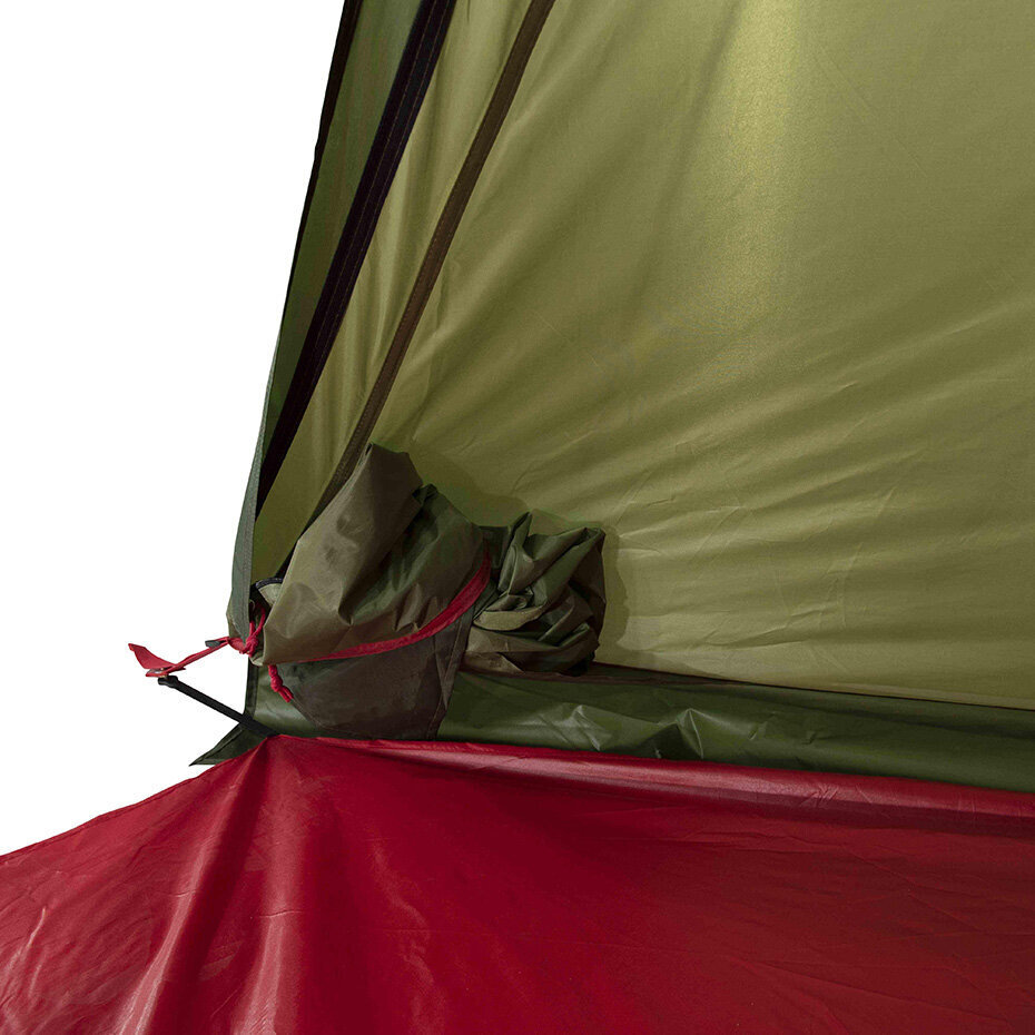 Telts High Peak Nightingale 3 LW, zaļa/sarkana cena un informācija | Teltis | 220.lv
