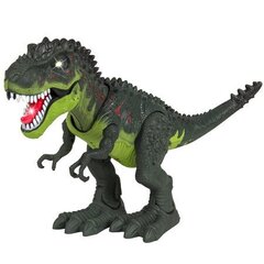 Elektroniskā T-REX dinozauru staigāšana, zaļa цена и информация | Игрушки для мальчиков | 220.lv