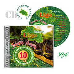 CD Līgo dziesmas Jaunās Skaņās 10 - Līgo dziesmu izlase cena un informācija | Vinila plates, CD, DVD | 220.lv