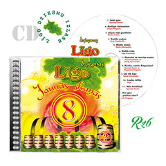 CD Līgo dziesmas Jaunās Skaņās 8 - Līgo dziesmu izlase cena un informācija | Vinila plates, CD, DVD | 220.lv