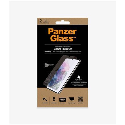 PanzerGlass Samsung Galaxy S22 cena un informācija | Ekrāna aizsargstikli | 220.lv