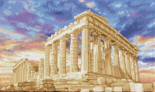 Dimantu mozaīka Parthenon Temple Acropolis Athens Greece 52x31 cm cena un informācija | Dimantu mozaīkas | 220.lv