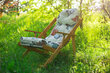 Salokāms koka krēsls "Borneo", melns, 4IQ цена и информация | Dārza krēsli | 220.lv