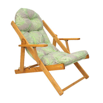 Salokāms koka krēsls "Borneo", pelēks cena un informācija | Dārza krēsli | 220.lv