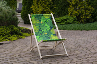 Salokāms pludmales krēsls "Baham", pļava cena un informācija | Dārza krēsli | 220.lv