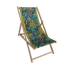 Salokāms pludmales krēsls "Baham", pļava cena un informācija | Dārza krēsli | 220.lv