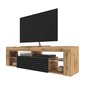 TV galdiņš Selsey Bianko 3D, brūns/melns cena un informācija | TV galdiņi | 220.lv