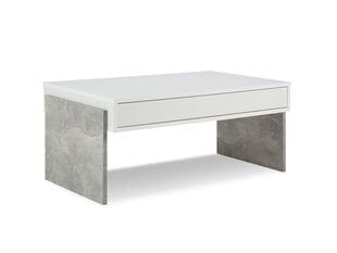 Kafijas galdiņš BSL Concept Zhuri, 100x60x45 cm, balts cena un informācija | Žurnālgaldiņi | 220.lv