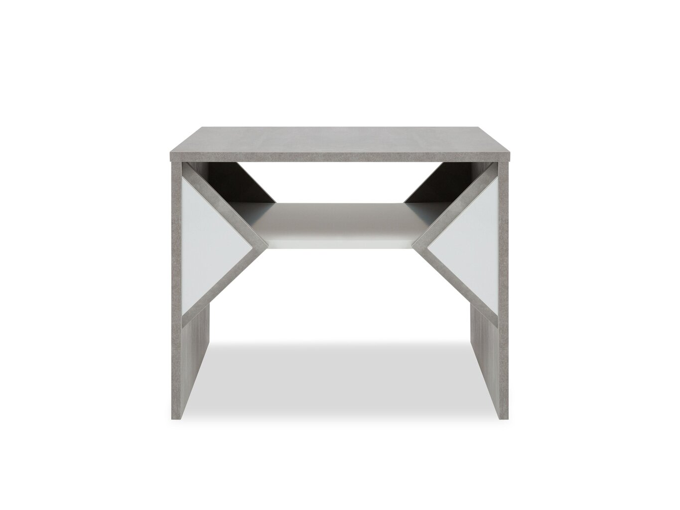 Kafijas galdiņš BSL Concept Melani, 60x60x50 cm, balts cena un informācija | Žurnālgaldiņi | 220.lv