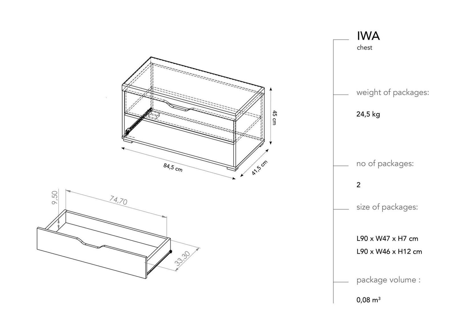 Priekšnama soliņš BSL Concept Iwa, 84.5x41.5x45 cm, melns цена и информация | Apavu skapji, apavu plaukti, priekšnama soliņi | 220.lv