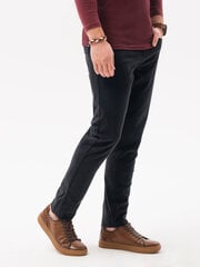Мужские брюки чинос Омбре P1059, черный цвет цена и информация | Мужские брюки | 220.lv