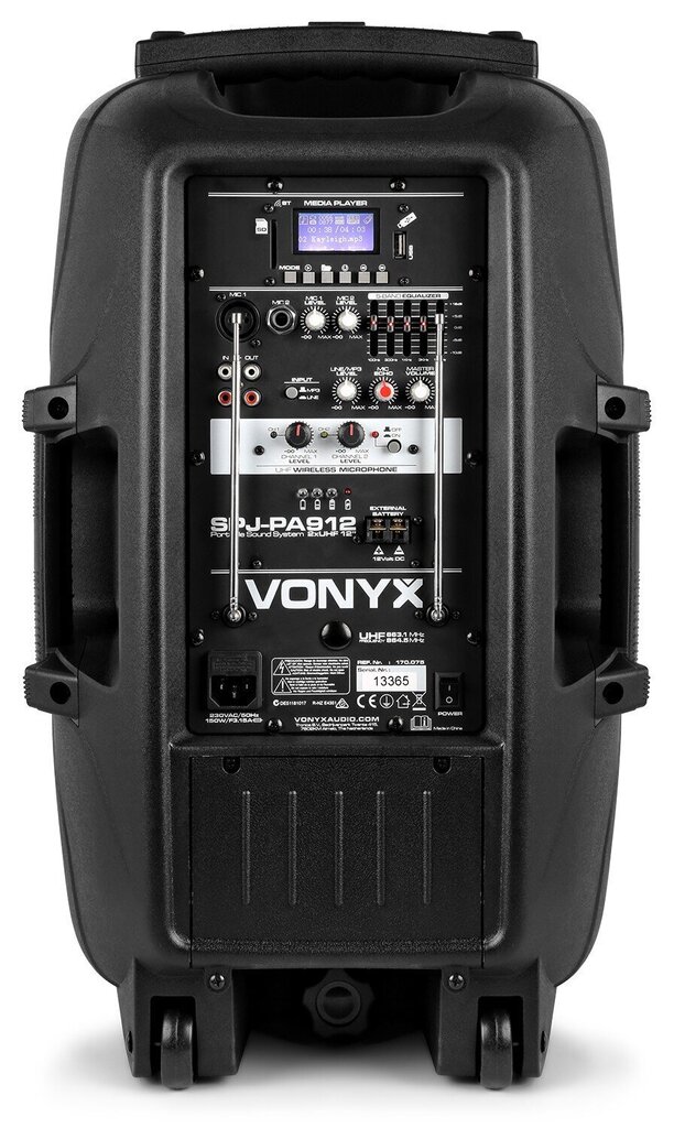 Vonyx SPJ-PA912 cena un informācija | Skaļruņi | 220.lv