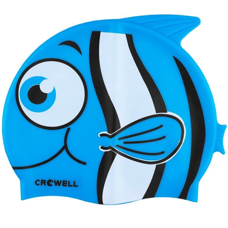 Peldcepure Silikons Bērniem Crowell Nemo Jr, zila цена и информация | Peldcepures | 220.lv