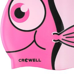 Купальная шляпа силиконовая для детей Crowell Nemo Jr Pink цена и информация | Шапочки для плавания | 220.lv