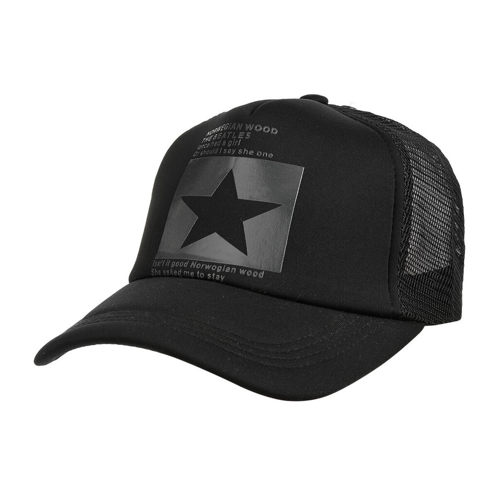 Cepure ar nagu M24, melna cena un informācija | Vīriešu cepures, šalles, cimdi | 220.lv