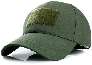 Vīriešu cepure ar nagu K43, zaļa cena un informācija | Vīriešu cepures, šalles, cimdi | 220.lv
