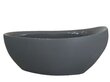 Brīvi stāvoša vanna GIANNA 170 cm, grafīta, klik-klak + sifons, kompozīts cena un informācija | Vannas | 220.lv