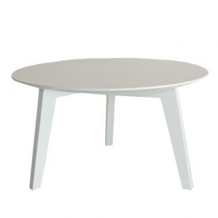 Balts koka galds, 60x60x34 cm cena un informācija | Žurnālgaldiņi | 220.lv