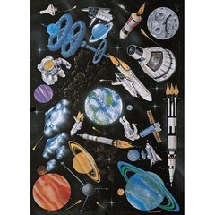 Dāvanu papīrs "Space", 50x70 cm cena un informācija | Dāvanu saiņošanas materiāli | 220.lv