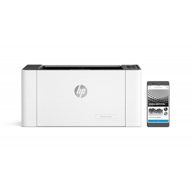 HP Laser 107w cena un informācija | Printeri un daudzfunkcionālās ierīces | 220.lv