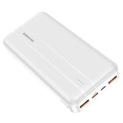 Borofone BJ9A URANUS power banka 20000 mAh / 2 x USB balta цена и информация | Зарядные устройства Power bank | 220.lv