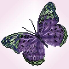 Алмазная мозаика Whisper purple 23x23 см цена и информация | Алмазная мозаика | 220.lv