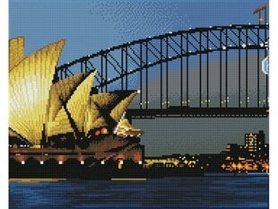 Dimantu mozaīka Sydney by night cena un informācija | Dimantu mozaīkas | 220.lv