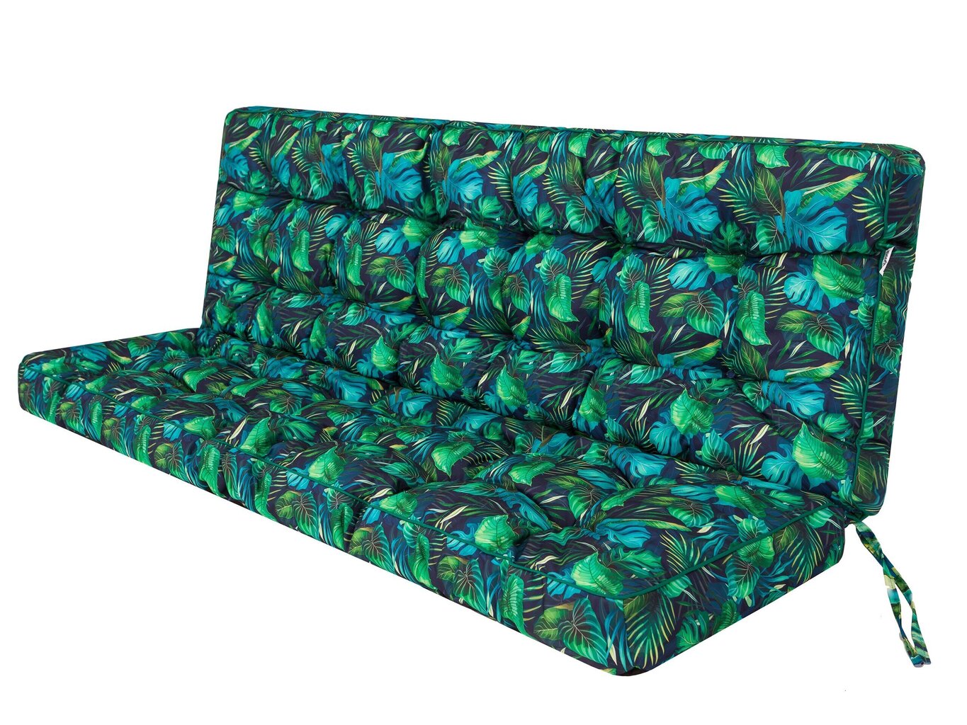 Spilvens šūpolēm Hobbygarden Pola 3D 150 cm, zaļš cena un informācija | Krēslu paliktņi | 220.lv