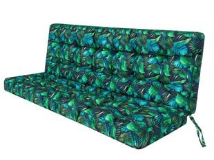 Spilvens šūpolēm Hobbygarden Pola 3D 120 cm, zaļš cena un informācija | Krēslu paliktņi | 220.lv