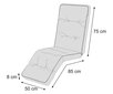 Krēsla spilvens Hobbygarden Ilona 3D, zaļš cena un informācija | Krēslu paliktņi | 220.lv