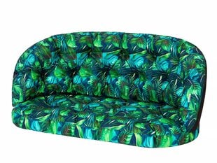 Spilvens dīvānam Hobbygarden Amanda Prestige 3D 100x50 cm, zaļš cena un informācija | Krēslu paliktņi | 220.lv