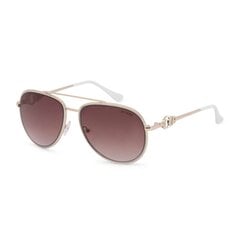 Guess unisex saulesbrilles, baltā krāsā цена и информация | Женские солнцезащитные очки | 220.lv