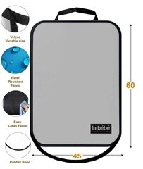 Защитный чехол для спинки переднего сидения 135335BS0 La bebe™ Car Seat Back Protector Art.135335 Grey  цена и информация | Аксессуары для детей | 220.lv