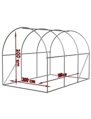 Saliekamā dārza folijas siltumnīca 2x3x2m цена и информация | Теплицы | 220.lv