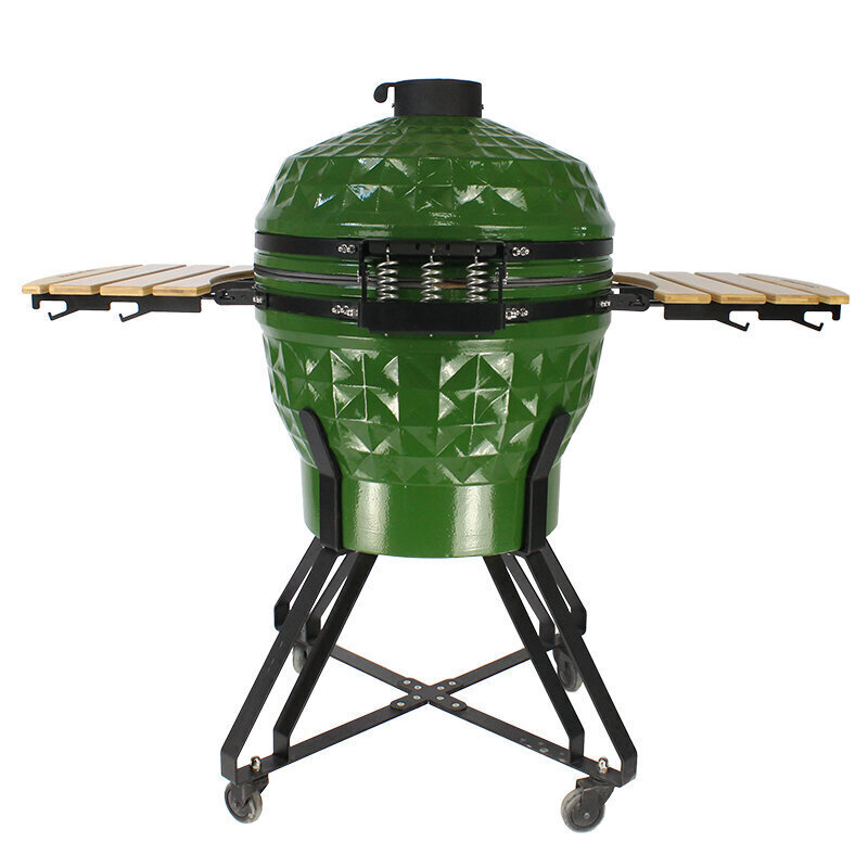 Grils Zyle Kamado, ZY24KSGRDISET, ar piederumiem, 62 cm cena un informācija | Grili | 220.lv