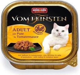 Консервы для взрослых кошек Анимация vom Feinsten, с лососем, 100 г цена и информация | Консервы для котов | 220.lv