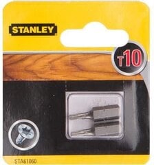 Stanley Skrūvgrieža uzgalis TX-10 25 mm 2 gab. (STA61060-XJ) cena un informācija | Rokas instrumenti | 220.lv