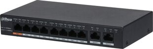 Switch|DAHUA|PFS3010-8GT-96|Desktop/pedestal|Rack|8x10Base-T / 100Base-TX / 1000Base-T|PoE ports 8|96 Watts|DH-PFS3010-8GT-96-V2 цена и информация | Коммутаторы (Switch) | 220.lv