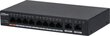 Switch|DAHUA|PFS3010-8GT-96|Desktop/pedestal|Rack|8x10Base-T / 100Base-TX / 1000Base-T|PoE ports 8|96 Watts|DH-PFS3010-8GT-96-V2 цена и информация | Komutatori (Switch) | 220.lv