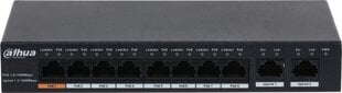 Switch|DAHUA|PFS3010-8GT-96|Desktop/pedestal|Rack|8x10Base-T / 100Base-TX / 1000Base-T|PoE ports 8|96 Watts|DH-PFS3010-8GT-96-V2 цена и информация | Коммутаторы (Switch) | 220.lv