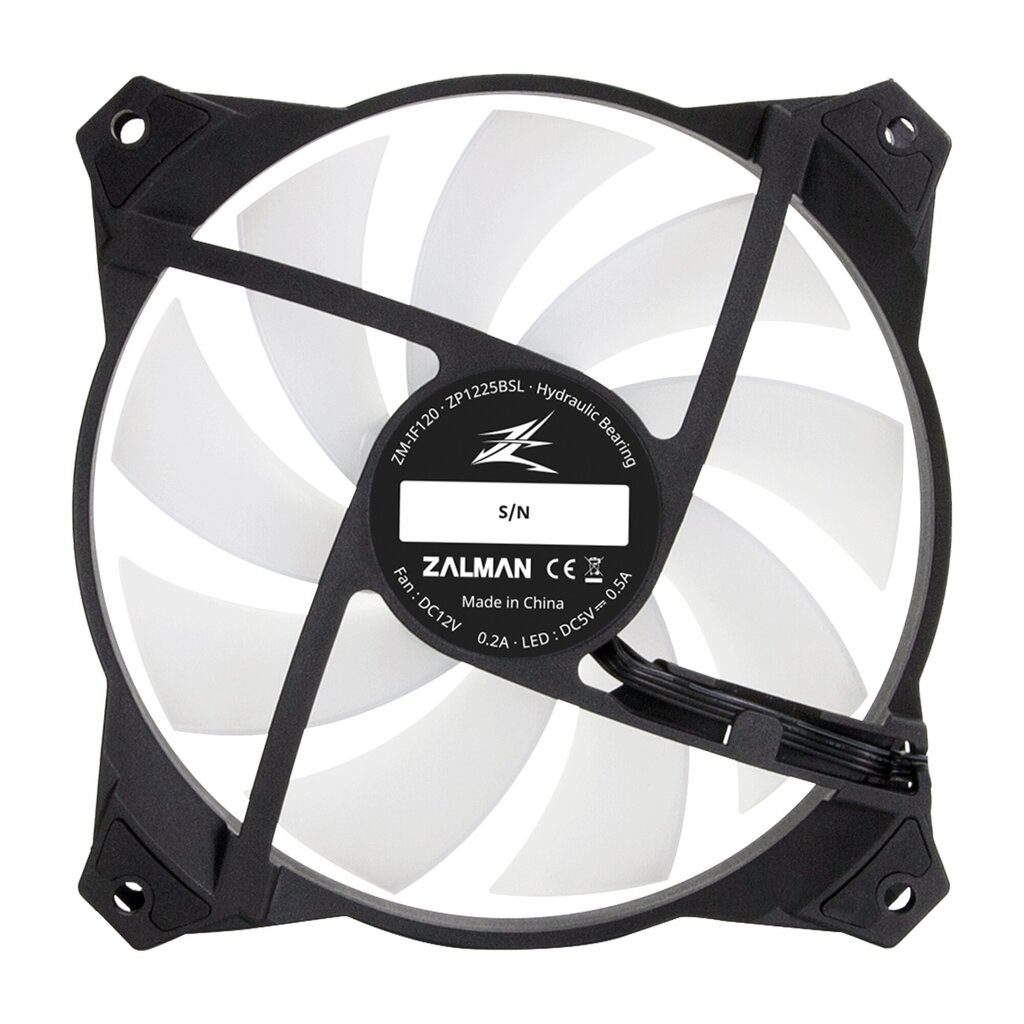 Zalman ZM-IF120 цена и информация | Datora ventilatori | 220.lv