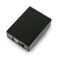 Raspberry Pi 4B alumīnija futrālis, melns цена и информация | Atvērtā koda elektronika | 220.lv