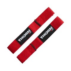 Rokas siksniņa Thorn + Fit LIFTING STRAPS SARKANA cena un informācija | Svari, hanteles, stieņi | 220.lv