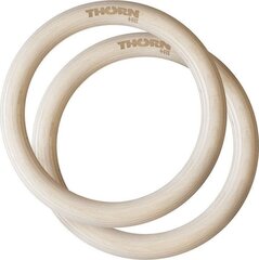 Vingrošanas riņķi Thorn + Fit Wooden Rings, 32 mm цена и информация | Фитнес-резинки, гимнастические кольца | 220.lv