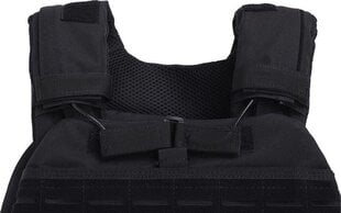 Svaru veste Thorn + Fit TACTIC Vest w/o plates melna cena un informācija | Hanteles, svaru stieņi un diski | 220.lv