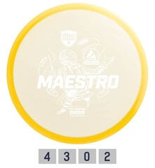 Disku golfa disks Midrange Driver MAESTRO Active Premium Yellow cena un informācija | Disku golfs | 220.lv