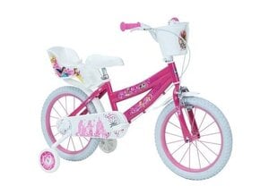Velosipēds bērniem Huffy Princess 16" Bike, balts/rozā cena un informācija | Velosipēdi | 220.lv