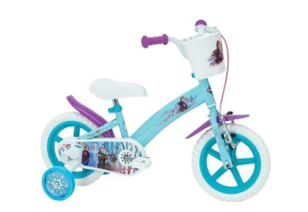 Velosipēds bērniem Huffy Frozen 12" Bike, zils/balts cena un informācija | Velosipēdi | 220.lv