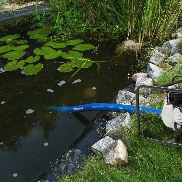 Plakana ūdens šļūtene Bradas AQUA-FLAT Backwash, PE/EVA, 1 Bar, 1 1/2" - 50m цена и информация | Laistīšanas sistēmas | 220.lv