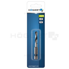 Hogert urbis koka 5 mm skrūvgriezim ar 1/4 HEX stiprinājumu, HT6D345 цена и информация | Механические инструменты | 220.lv
